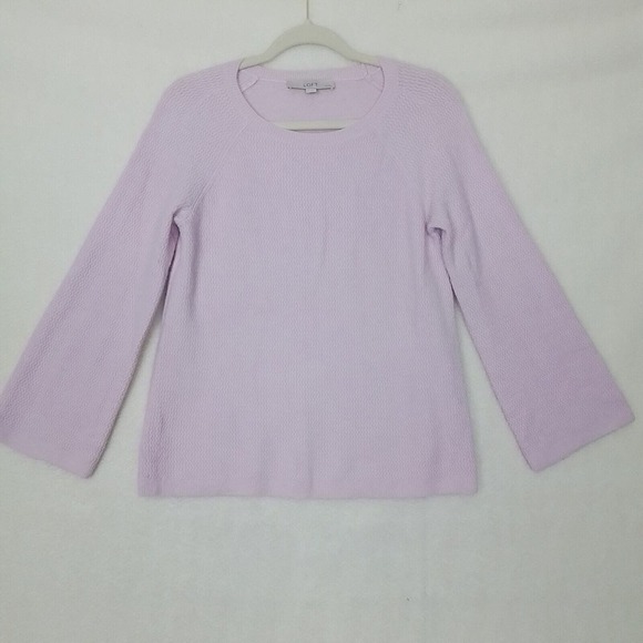 LOFT Petites Flared Sleeve Super Soft Sweater Size Small in Pink - Picture 10 of 10